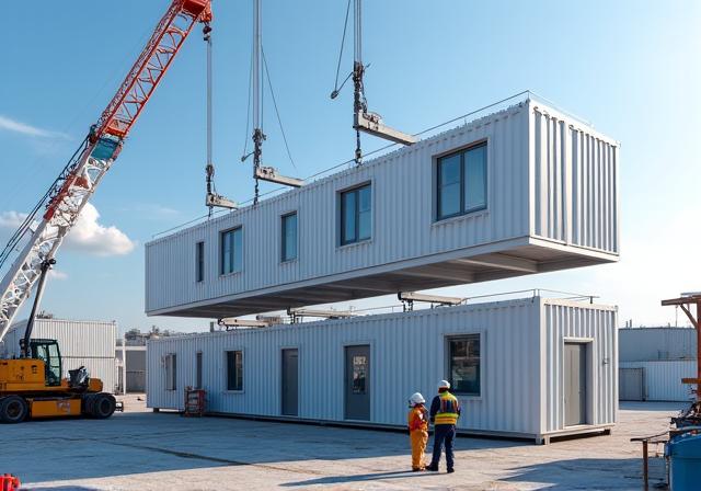 Prefabricated modular building construction